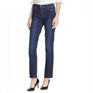 NEW Lauren Ralph Lauren Classic Straight Super Stretch Slimming Fit Jeans US 2